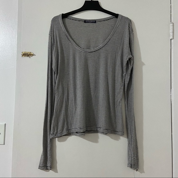 BRANDY MELVILLE long sleeved striped top - Picture 1 of 4